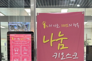 시흥시, 1복지재단 ‘나눔 키오스크’ 설치 지원