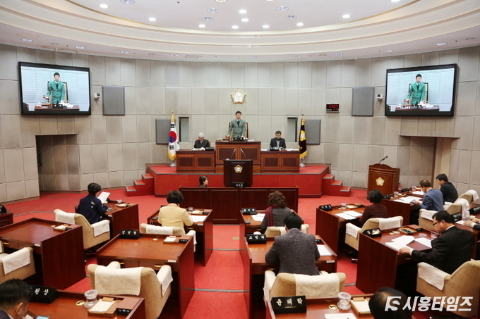 시흥시의회 의회모습. 자료사진