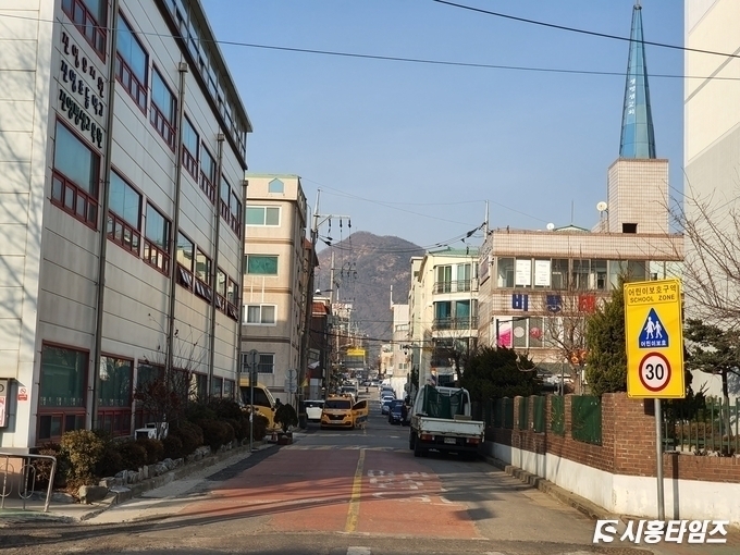 어린이보호구역. 사진: 시흥타임즈 DB
