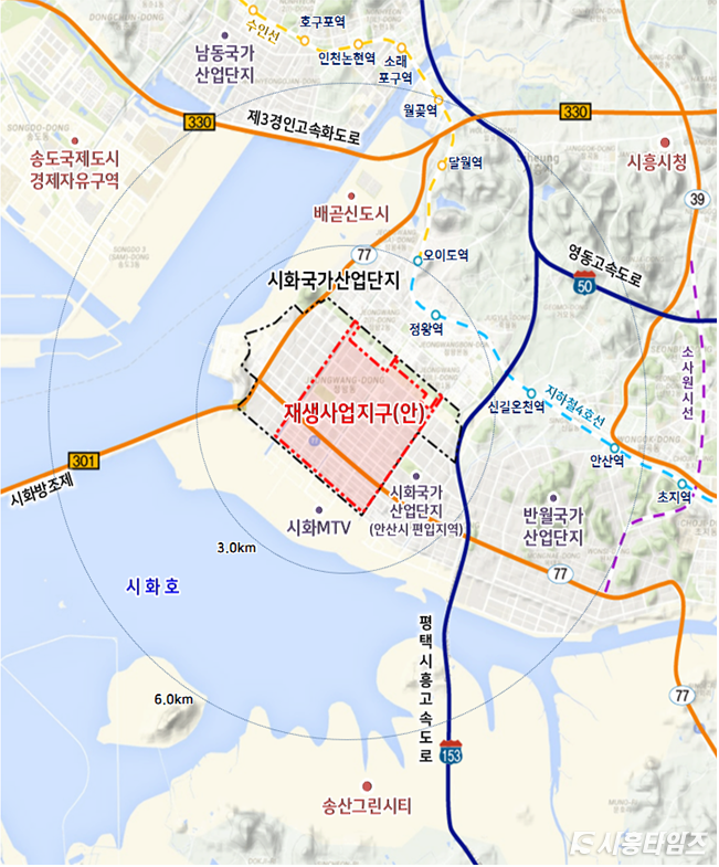 시화 국가산단 재생사업 위치도. 자료제공: 국토부