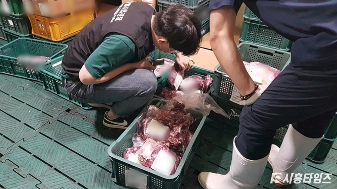 경기도 특사경 단속현장 모습. 자료제공: 경기도