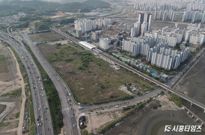 월곶 역세권 모습. 자료제공: 시흥도시공사