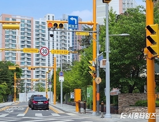 스쿨존 자료사진. 출처: 시흥타임즈DB. 기사와 관련없음.