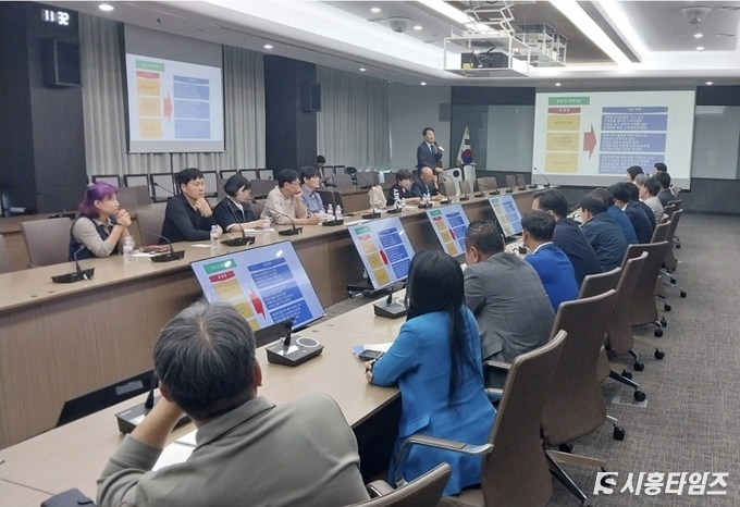 간담회 모습. 사진제공: 민주당 시흥을 선대위