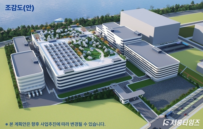 최첨단 바이오의약품 복합 연구 개발 단지 조성 조감도. 자료제공: 시흥시