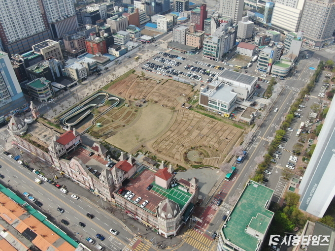 월곶동 구 마린월드 부지. 자료제공: 시흥시